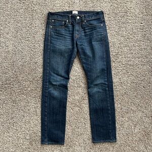 J Crew 484 Slim fit Rigid Jean in Japanese Denim